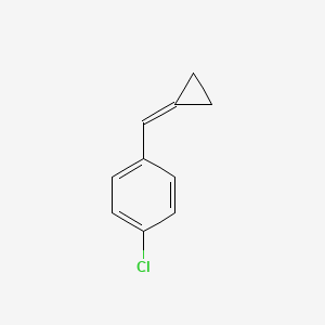 molecular formula C10H9Cl B8750300 1-Chloro-4-(cyclopropylidenemethyl)benzene CAS No. 214116-80-0