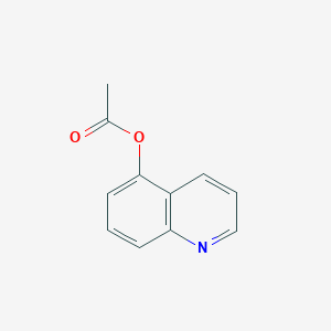 molecular formula C11H9NO2 B8750307 Quinolin-5-yl acetate 