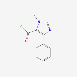 B8750467 1-Methyl-4-phenyl-1H-imidazole-5-carbonyl chloride CAS No. 655253-59-1
