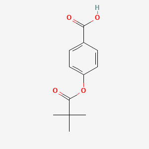 molecular formula C12H14O4 B8750500 4-Pivaloyloxybenzoic acid 
