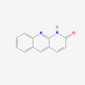 molecular formula C12H8N2O B8750546 Benzo[b][1,8]napthyridin-2(1H)-one CAS No. 112499-49-7
