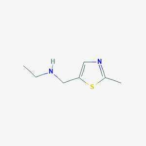molecular formula C7H12N2S B8750557 Ethyl-(2-methyl-thiazol-5-ylmethyl)-amine 