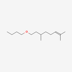 molecular formula C14H28O B8750612 8-Butoxy-2,6-dimethyloct-2-ene CAS No. 71077-30-0