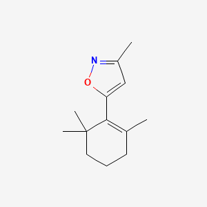 B8750686 3-Methyl-5-(2,6,6-trimethyl-1-cyclohexen-1-yl)isoxazole CAS No. 39190-06-2