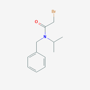 molecular formula C12H16BrNO B8750747 N-benzyl-2-bromo-N-propan-2-ylacetamide 