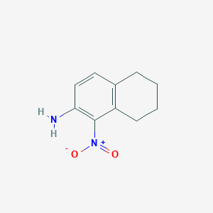 molecular formula C10H12N2O2 B8750768 1-Nitro-5,6,7,8-tetrahydronaphthalen-2-amine 