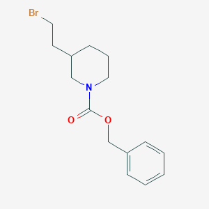 Benzyl 3-(2-bromoethyl)piperidine-1-carboxylate