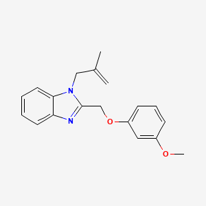 1-[1-(2-Methylprop-2-enyl)benzimidazol-2-ylmethoxy]-3-methoxybenzene