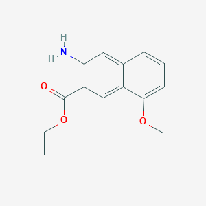 Ethyl 3-amino-8-methoxynaphthalene-2-carboxylate