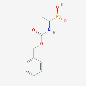 [1-[[(Phenylmethoxy)carbonyl]amino]ethyl]phosphinic acid