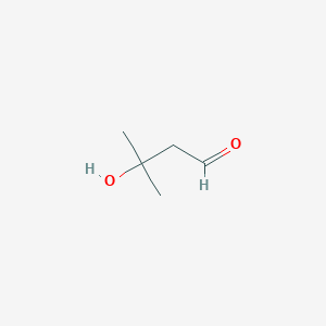 molecular formula C5H10O2 B8750921 3-Hydroxy-3-methylbutanal 