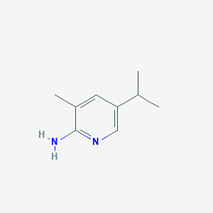 molecular formula C9H14N2 B8750987 5-Isopropyl-3-methylpyridin-2-amine 