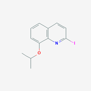molecular formula C12H12INO B8750988 2-Iodo-8-isopropoxyquinoline CAS No. 648897-13-6