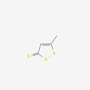 molecular formula C4H4S3 B8751024 3H-1,2-Dithiole-3-thione, 5-methyl- CAS No. 3354-40-3