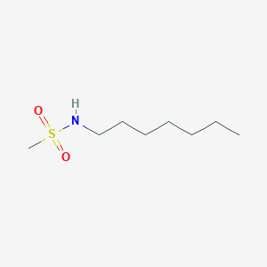 molecular formula C8H19NO2S B8751028 N-heptylmethanesulfonamide 