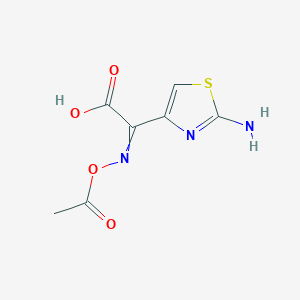 (2Z)-2-acetyloxyimino-2-(2-amino-1,3-thiazol-4-yl)acetic Acid