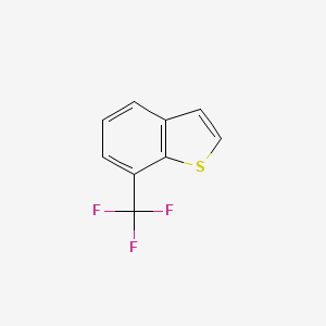 molecular formula C9H5F3S B8751048 7-(Trifluoromethyl)benzo[b]thiophene 
