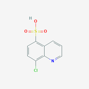 molecular formula C9H6ClNO3S B8751059 8-Chloroquinoline-5-sulfonic acid CAS No. 129305-09-5