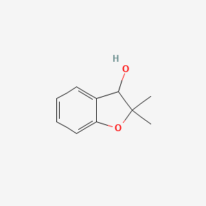 molecular formula C10H12O2 B8751117 2,2-Dimethyl-2,3-dihydrobenzofuran-3-ol CAS No. 103324-02-3