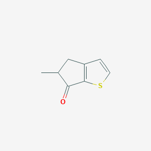 molecular formula C8H8OS B8751129 5-Methyl-4,5-dihydro-6h-cyclopenta[b]thiophen-6-one CAS No. 13196-30-0