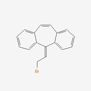 molecular formula C17H13Br B8751158 5-(2-Bromo-ethylidene)-5H-dibenzo(A,D)cycloheptene 