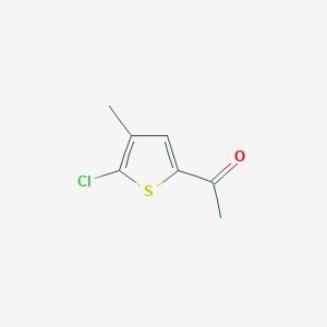 molecular formula C7H7ClOS B8751174 2-Acetyl-5-chloro-4-methylthiophene CAS No. 91505-26-9