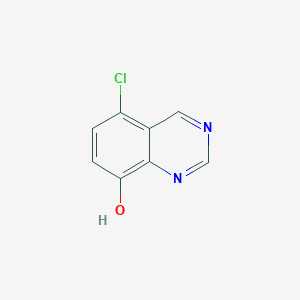molecular formula C8H5ClN2O B8751242 5-Chloroquinazolin-8-ol 