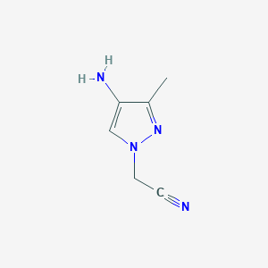 4-amino-3-methyl-1H-Pyrazole-1-acetonitrile