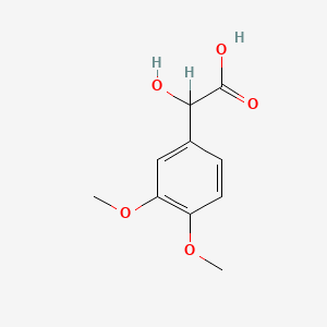molecular formula C10H12O5 B8751306 2-(3,4-Dimethoxyphenyl)-2-hydroxyacetic acid 