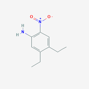 molecular formula C10H14N2O2 B8751318 4,5-Diethyl-2-nitroaniline CAS No. 7149-71-5