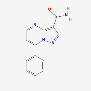 7-Phenylpyrazolo[1,5-a]pyrimidine-3-carboxamide