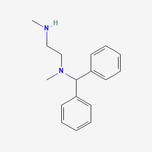 molecular formula C17H22N2 B8751375 N~1~-(Diphenylmethyl)-N~1~,N~2~-dimethylethane-1,2-diamine CAS No. 103915-36-2