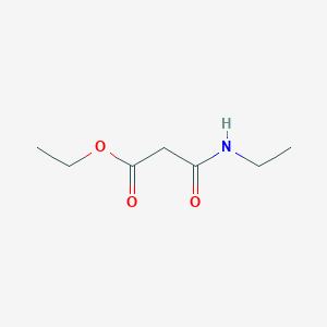 molecular formula C7H13NO3 B8751399 Ethyl 3-(ethylamino)-3-oxopropanoate CAS No. 52070-13-0