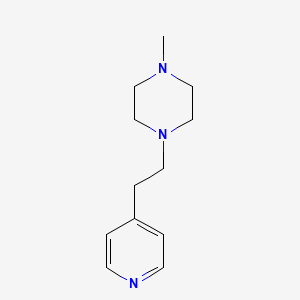 molecular formula C12H19N3 B8751470 1-Methyl-4-[2-(pyridin-4-yl)ethyl]piperazine CAS No. 101589-70-2