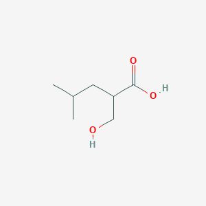 2-(Hydroxymethyl)-4-methylpentanoic acid