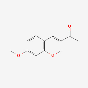 2H-1-Benzopyran, 3-acetyl-7-methoxy-