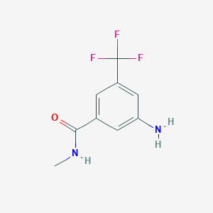 3-amino-N-methyl-5-(trifluoromethyl)benzamide