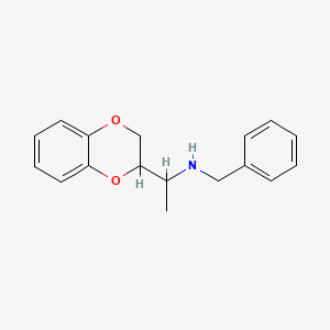 N-Benzyl-1-(2,3-dihydro-1,4-benzodioxin-2-yl)ethanamine