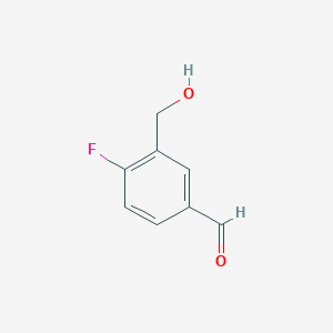 4-Fluoro-3-(hydroxymethyl)benzaldehyde