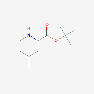 molecular formula C11H23NO2 B8751590 N-Methylleucin-tert-butylester 