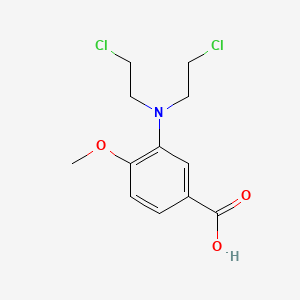 p-ANISIC ACID, 3-(BIS(2-CHLOROETHYL)AMINO)-