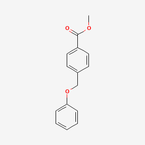 molecular formula C15H14O3 B8751747 Methyl 4-(phenoxymethyl)benzoate 