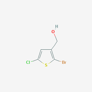 (2-bromo-5-chlorothiophen-3-yl)methanol