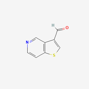 molecular formula C8H5NOS B8751776 Thieno[3,2-c]pyridine-3-carboxaldehyde 