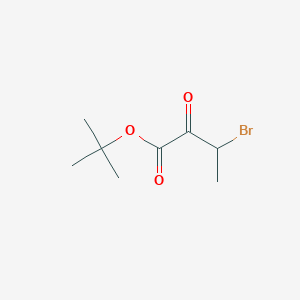 molecular formula C8H13BrO3 B8751823 tert-Butyl 3-bromo-2-oxobutanoate CAS No. 61964-76-9