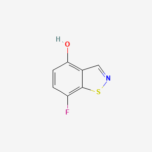 molecular formula C7H4FNOS B8751919 7-Fluorobenzo[d]isothiazol-4-ol 