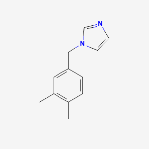 molecular formula C12H14N2 B8751946 1-(3,4-Dimethylbenzyl)imidazole CAS No. 70759-03-4