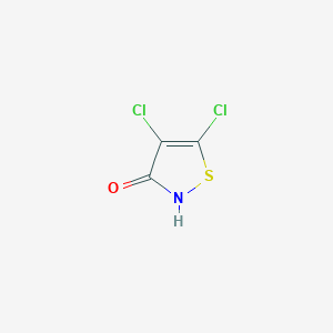 molecular formula C3HCl2NOS B8751978 4,5-Dichloro-3-hydroxyisothiazole CAS No. 25658-72-4