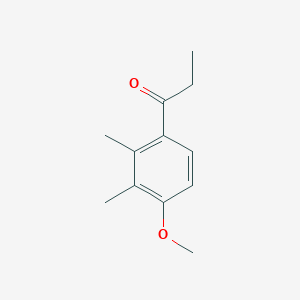 molecular formula C12H16O2 B8752048 1-(4-Methoxy-2,3-dimethylphenyl)propan-1-one CAS No. 90852-26-9