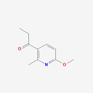 1-(6-Methoxy-2-methylpyridin-3-yl)propan-1-one